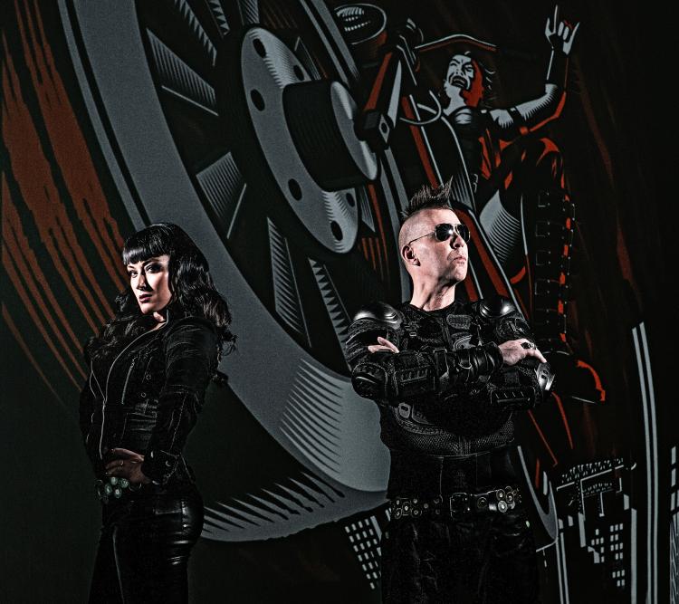 <i>KMFDM</i><span>KMFDM Milestones Reloaded Promo Shooting Hamburg 2016</span>